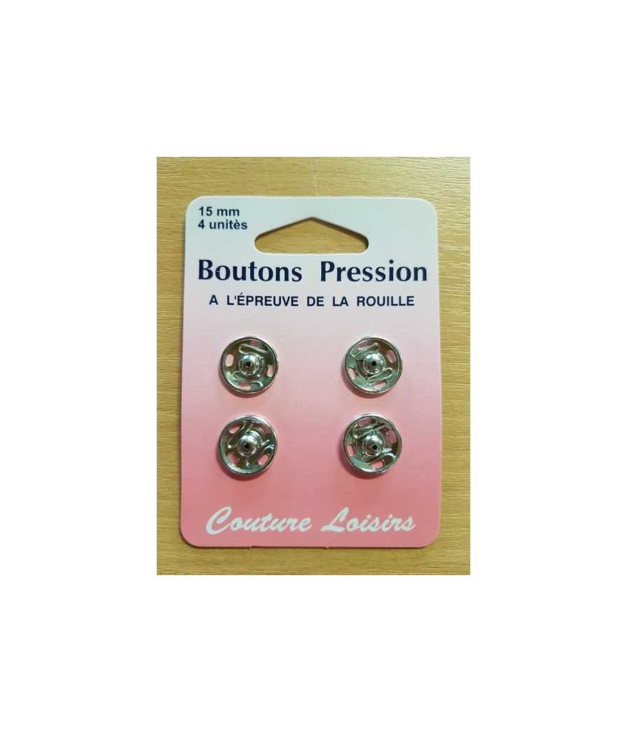 Boutons Pression 15mm