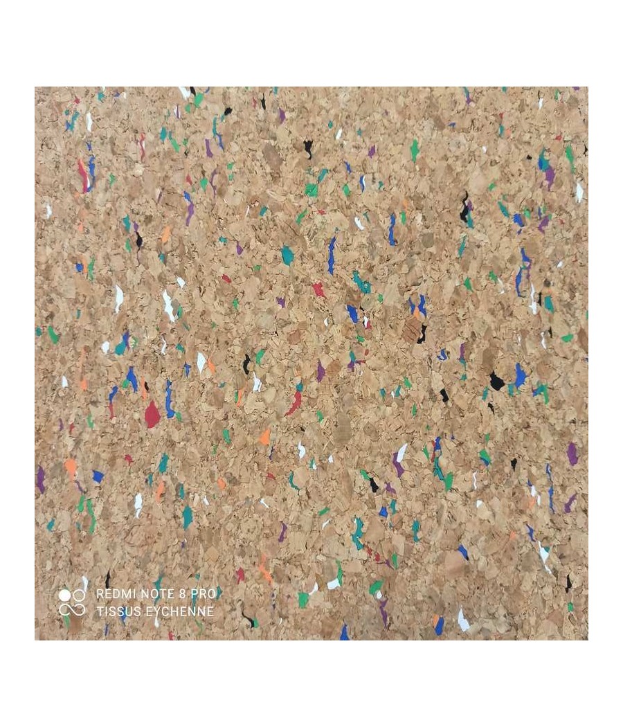 Tissu Liège multicolore...