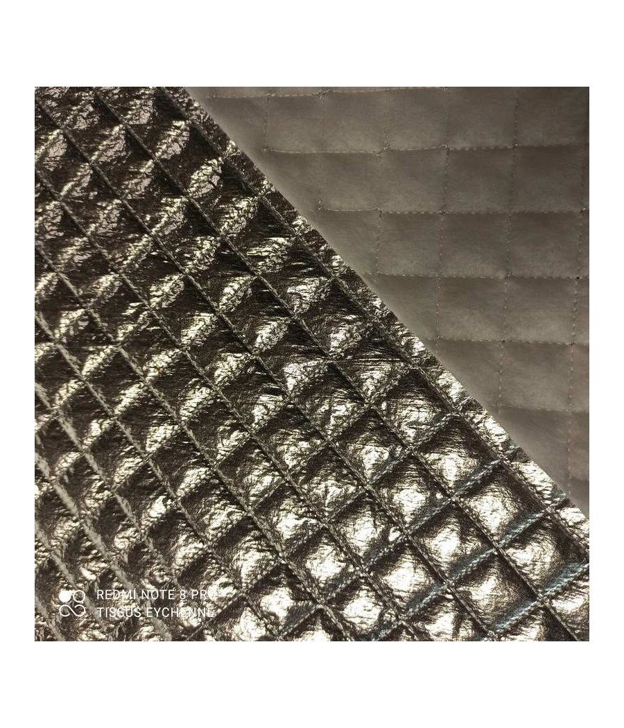 Matelassé brillant Argent