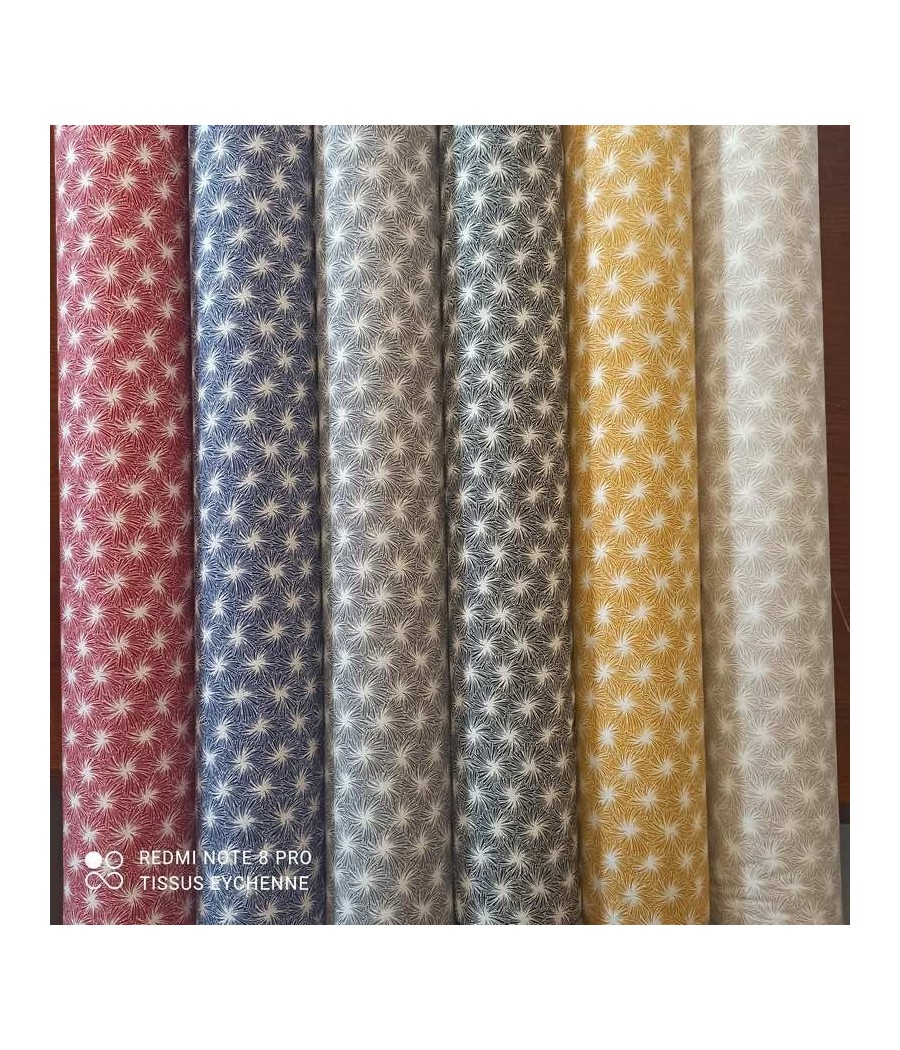 Tissu Matelassé Motif Tourbillon Noir Sur Orange - Tissu De Quilting, Couture, Près De La Cour - Marque MDG, Neuf