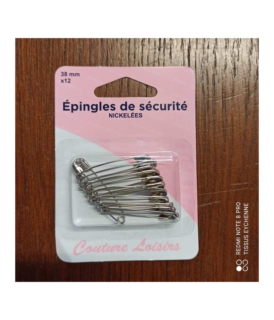 épingles de sécurité 38mm