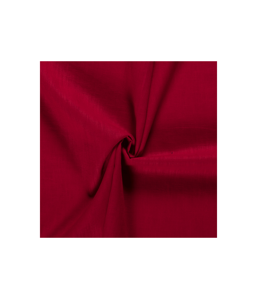 Tissu Lin - rouge hermes