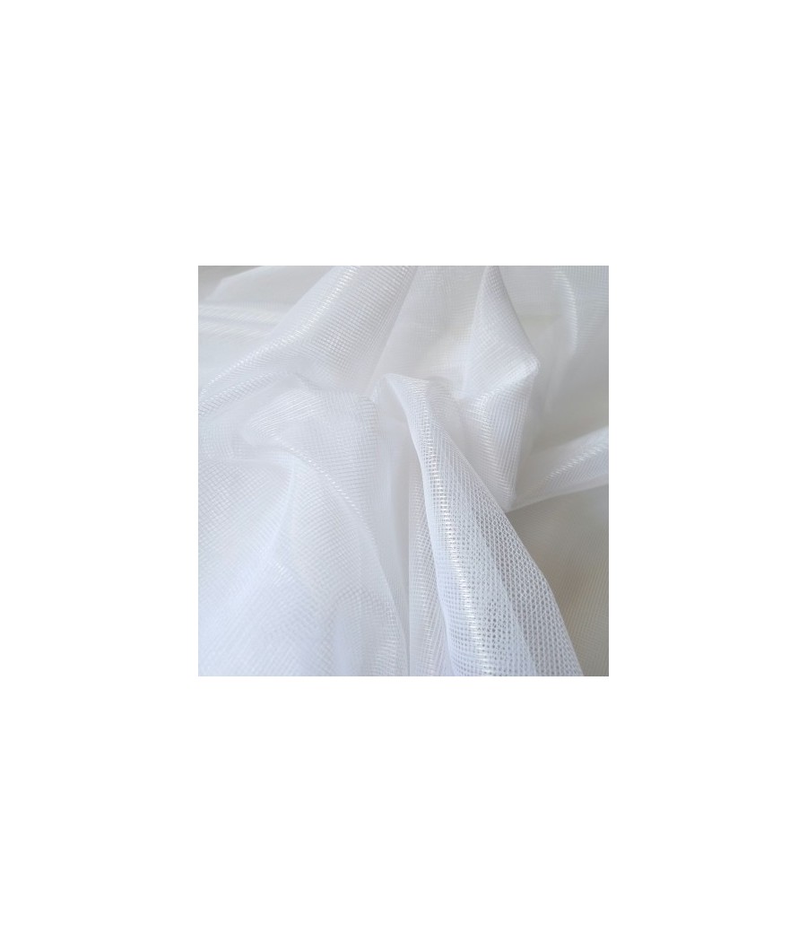 Tissu moustiquaire - largeur 3m00 - Oekotex - blanc