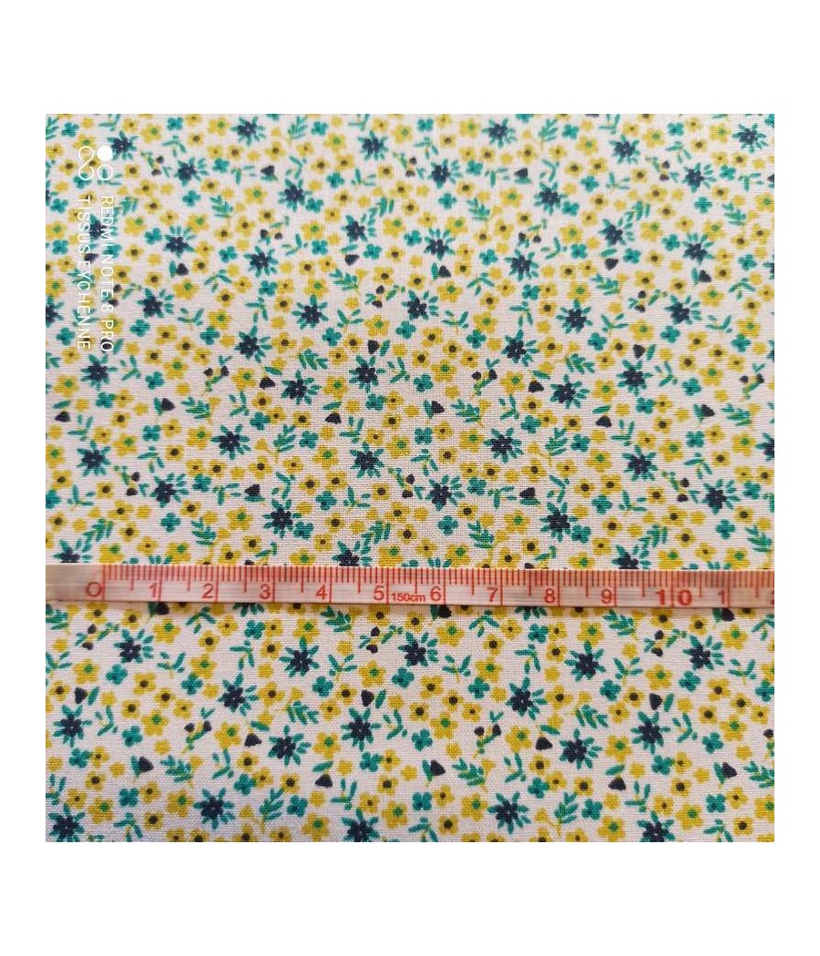 Coton Fleurs - Sophie - jaune