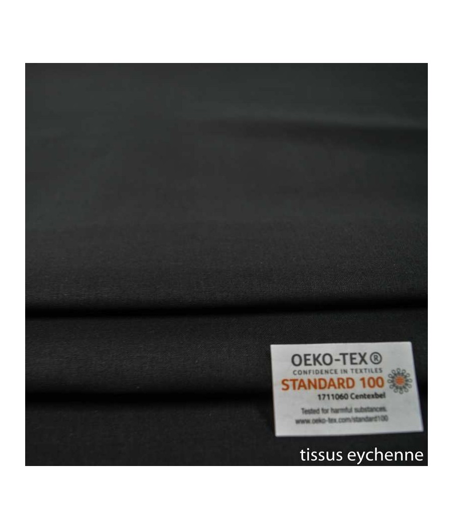Tissu coton - Oekotex - noir