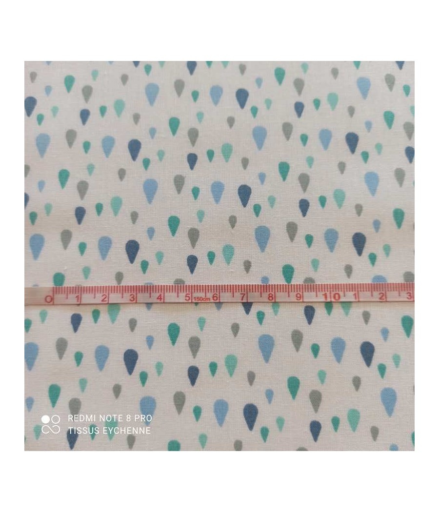Coton - Gouttes de pluies -...
