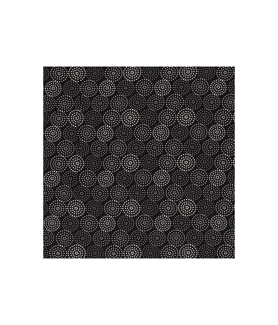 Tissu viscose cercle Bleu...