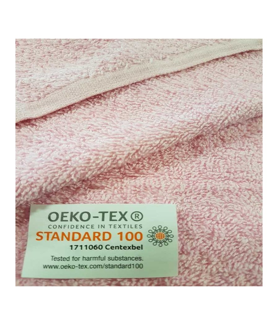 Tissu éponge coton - 480gr - oekotex - rose