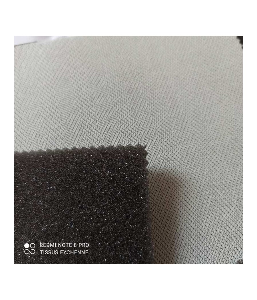 Tissu Mousse résille simple 6 mm Blanc - Par 10 cm